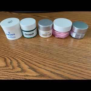 5 trial size face products